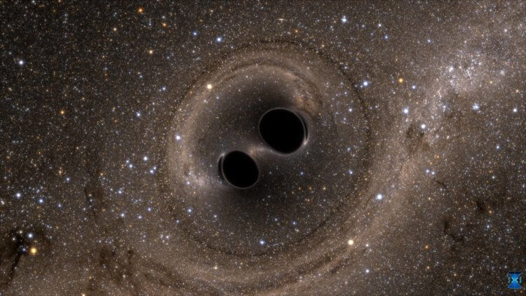 Астрономы впервые увидели  свет от столкновения двух черных дыр
