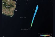 Фото - Спутниковые снимки утечки на «Северном потоке» позволили уточнить объемы выбросов
