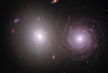 Фото - Телескопы James Webb и Hubble увидели изображение галактики, разорванное гравитацией